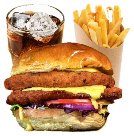 Menú Doble Hamburguesa Pollo Crispy