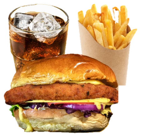 Menú Hamburguesa Pollo Crispy